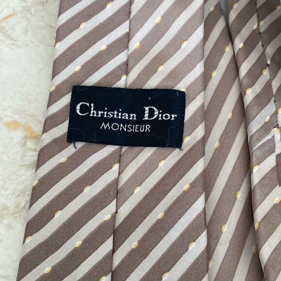 Vintage Christian Dior Silk Tie - Picture 6 of 10